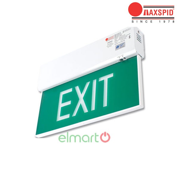 Đèn thoát hiểm Exit Maxspid - Leder (Surface)